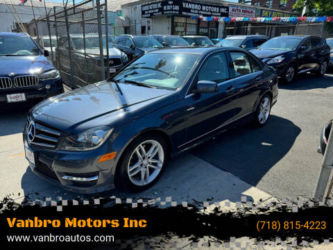 2014 Mercedes-Benz C-Class for sale at Vanbro Motors Inc in Staten Island NY