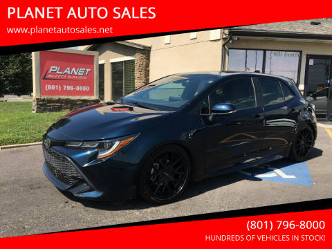 2019 Toyota Corolla Hatchback for sale at PLANET AUTO SALES in Lindon UT