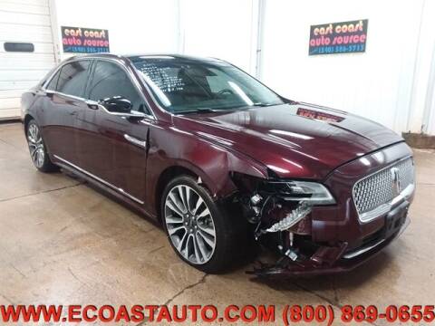 2017 Lincoln Continental for sale at East Coast Auto Source Inc. in Bedford VA