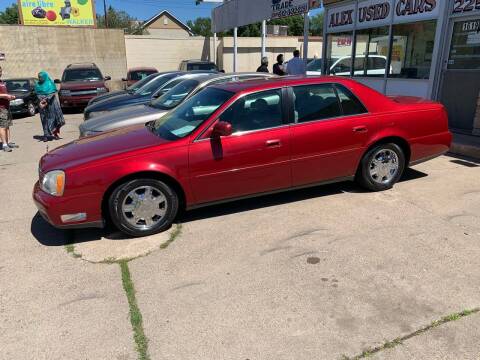 2003 Cadillac DeVille for sale at Alex Used Cars in Minneapolis MN