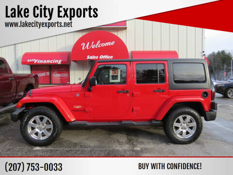2015 Jeep Wrangler Unlimited for sale at Lake City Exports in Auburn ME