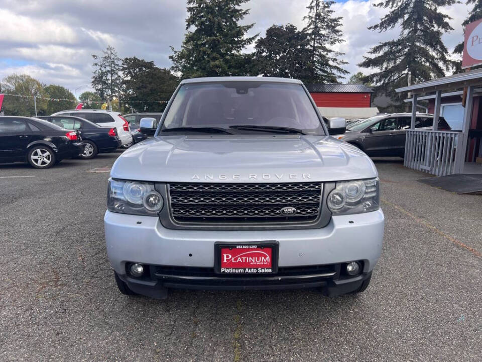 2011 Land Rover Range Rover for sale at PLATINUM AUTO SALES INC in Lacey, WA