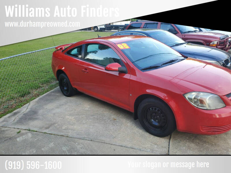 2008 Chevrolet Cobalt for sale at Williams Auto Finders in Durham NC
