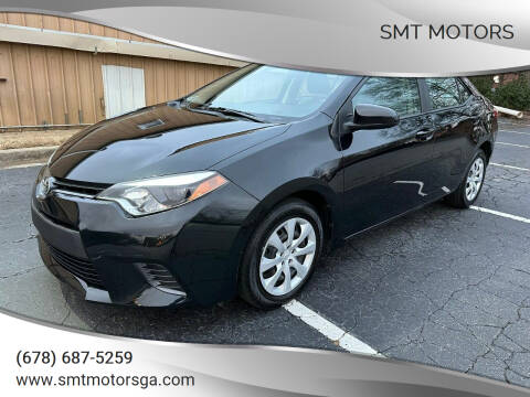 2015 Toyota Corolla for sale at SMT Motors in Roswell GA