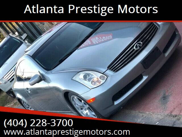 2007 Infiniti G35 for sale at Atlanta Prestige Motors in Decatur GA