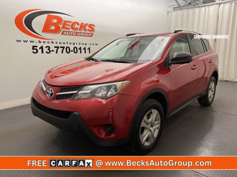 2015 Toyota RAV4 for sale at Becks Auto Group in Mason OH