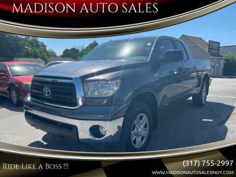 2011 Toyota Tundra for sale at MADISON AUTO SALES in Indianapolis IN