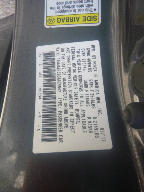 2012 Acura TL w/Tech