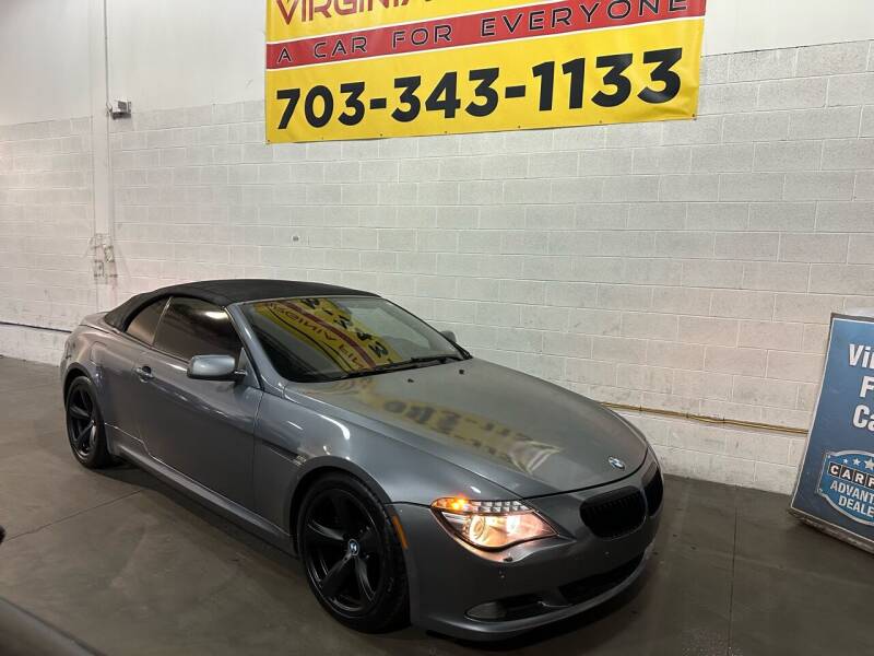 2008 BMW 6 Series for sale at Virginia Fine Cars in Chantilly VA