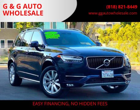 2017 Volvo XC90 for sale at G & G AUTO WHOLESALE in North Hollywood CA