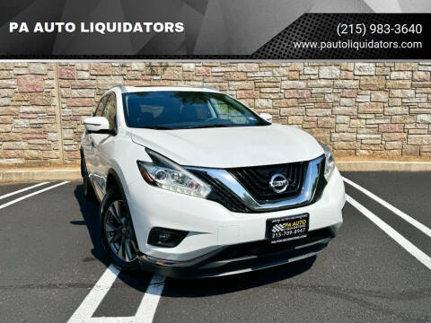 2015 Nissan Murano for sale at PA AUTO LIQUIDATORS in Huntingdon Valley PA