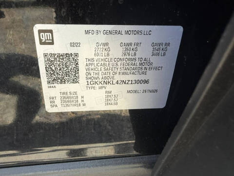 2022 GMC Acadia SLE
