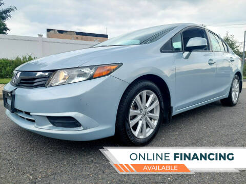 2012 Honda Civic for sale at New Jersey Auto Wholesale Outlet in Union Beach NJ