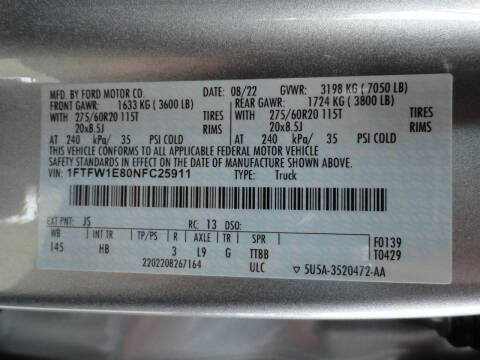 2022 Ford F-150