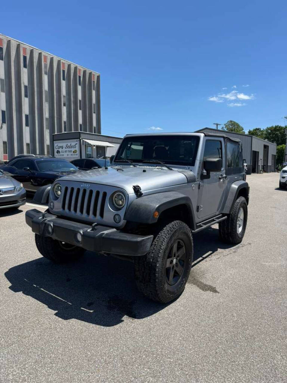 Silver 2014 Jeep Wrangler Sport 4x4 Sport 2dr SUV 1