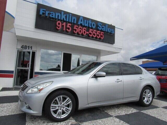 2012 Infiniti G37 Sedan for sale at Franklin Auto Sales in El Paso TX