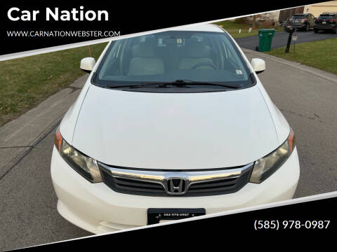 2012 Honda Civic for sale at Car Nation in Webster NY