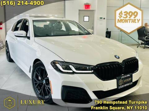 2021 BMW 5 Series for sale at LUXURY MOTOR CLUB in Franklin Square NY