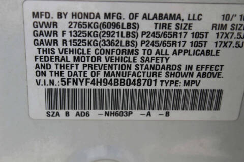 2011 Honda Pilot Touring