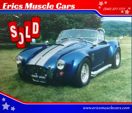 1966 Shelby Cobra for sale at Erics Muscle Cars in Clarksburg MD