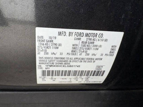 2020 Ford Explorer Platinum