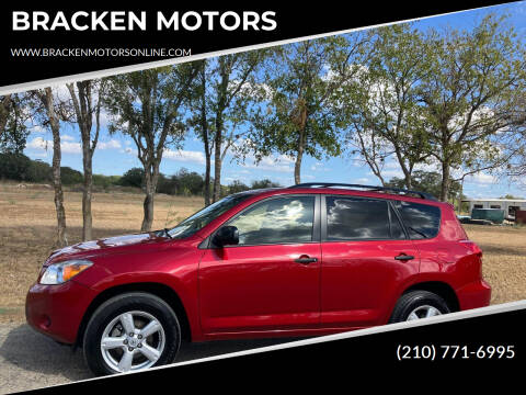 2008 Toyota RAV4 for sale at BRACKEN MOTORS in San Antonio TX