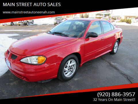 2004 Pontiac Grand Am for sale at MAIN STREET AUTO SALES in Neenah WI