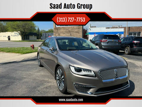 2018 Lincoln MKZ for sale at Saad Auto Group in Dearborn Heights MI