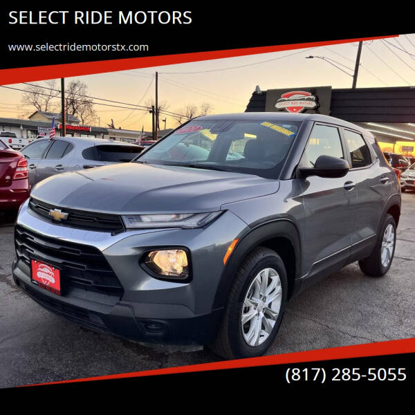 2021 Chevrolet TrailBlazer for sale at SELECT RIDE MOTORS in Arlington TX