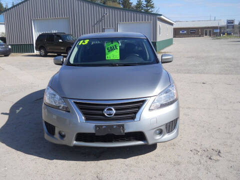 2013 Nissan Sentra for sale at Shaw Motor Sales in Kalkaska MI