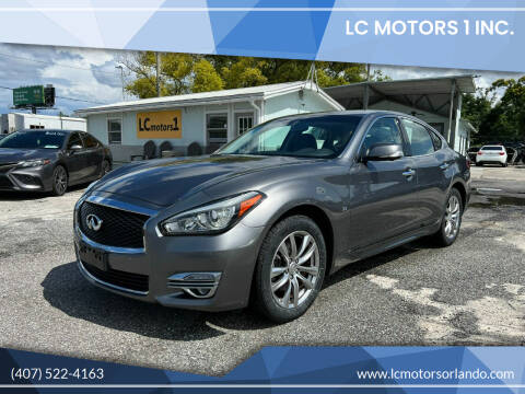 2018 Infiniti Q70 for sale at LC Motors 1 Inc. in Orlando FL