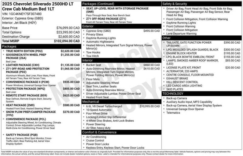 2025 Chevrolet Silverado 2500HD