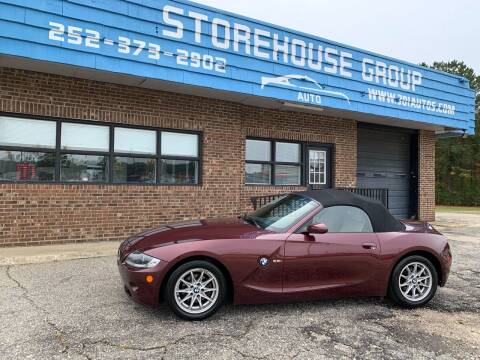 2005 BMW Z4 for sale at Storehouse Group in Wilson NC