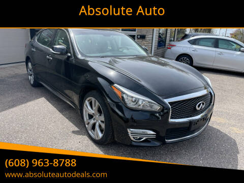 2016 Infiniti Q70L for sale at Absolute Auto in Baraboo WI