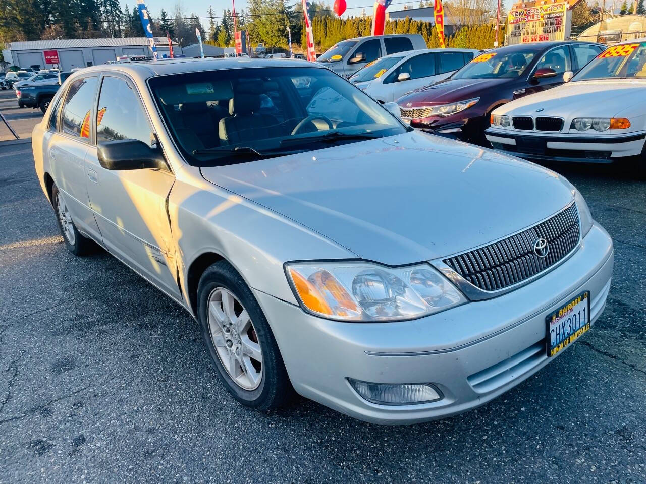 2001 Toyota Avalon for sale at New Creation Auto Sales in Everett, WA