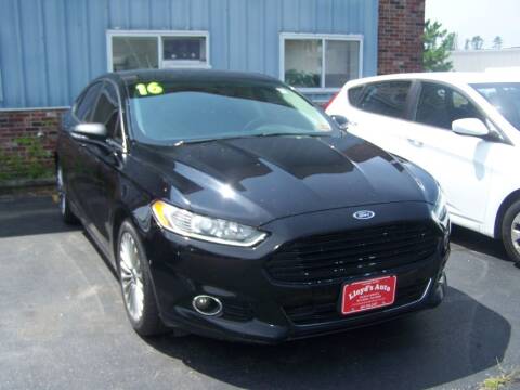 2016 Ford Fusion for sale at Lloyds Auto Sales & SVC in Sanford ME