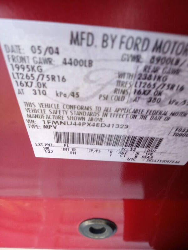 2004 Ford Excursion Eddie Bauer