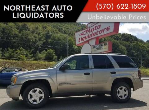 2002 Chevrolet TrailBlazer for sale at Northeast Auto Liquidators in Pottsville PA