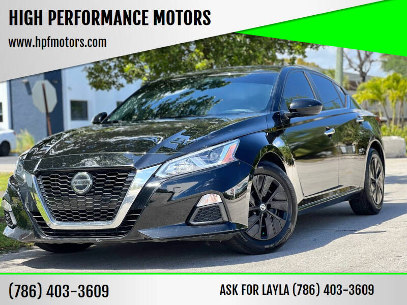 2019 Nissan Altima for sale at HIGH PERFORMANCE MOTORS in Hollywood FL