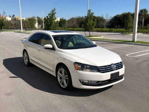 2013 Volkswagen Passat for sale at EUROPEAN AUTO ALLIANCE LLC in Coral Springs FL