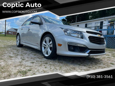 2015 Chevrolet Cruze for sale at Coptic Auto in Wilson NC