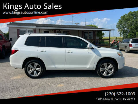 2008 Toyota Highlander for sale at Kings Auto Sales in Cadiz KY