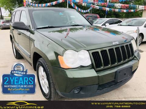 2008 Jeep Grand Cherokee for sale at LUXURY UNLIMITED AUTO SALES in San Antonio TX