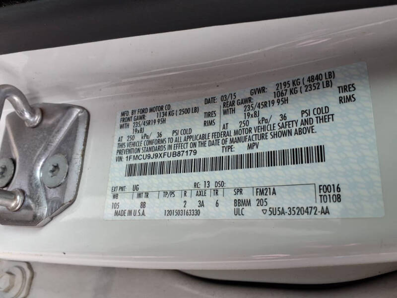 2015 Ford Escape Titanium
