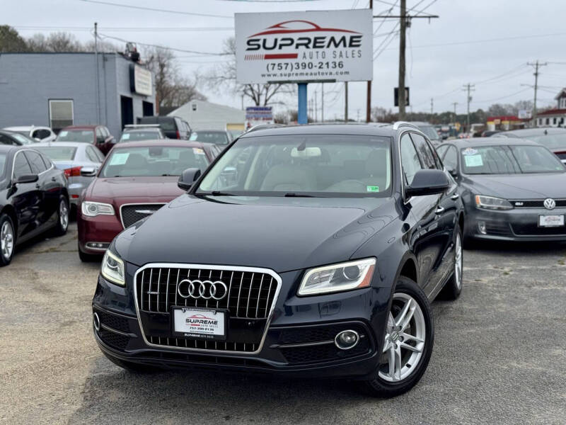 2016 Audi Q5 for sale at Supreme Auto Sales in Chesapeake VA