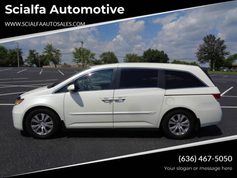 2014 Honda Odyssey for sale at Scialfa Automotive in Imperial MO