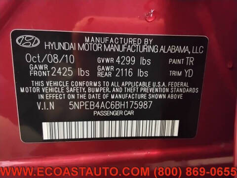 2011 Hyundai Sonata GLS