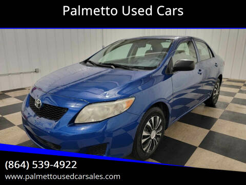 2009 Toyota Corolla for sale at Palmetto Used Cars in Piedmont SC