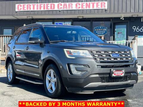 2017 Ford Explorer for sale at CERTIFIED CAR CENTER in Fairfax VA