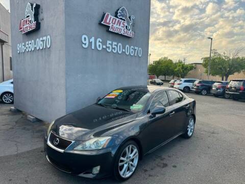 2007 Lexus IS 250 for sale at LIONS AUTO SALES in Sacramento CA